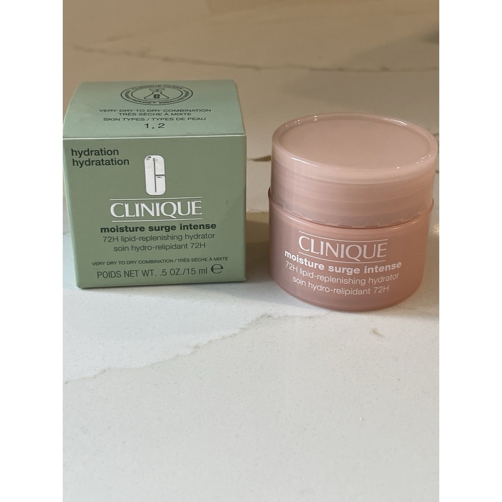 CLINIQUE Moisture Surge Intense 72H Replenishing Hydrator .5 oz/15 ml New Box